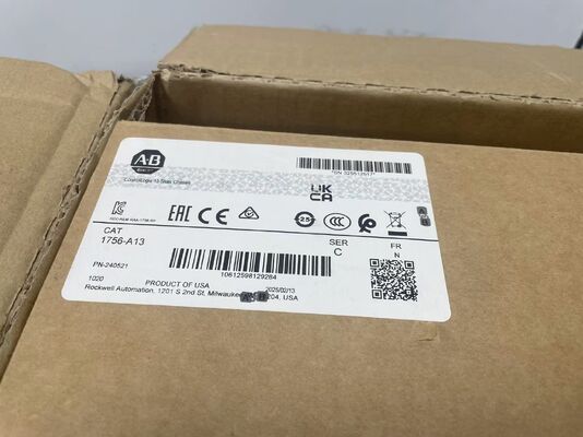 Allen-Bradley 1756-A13 ControlLogix Chassis | 13-Slot, 24V DC, Backplane, IP20 Specs