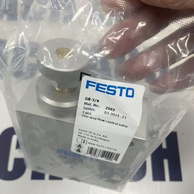 Festo GR-34 Parallel Gripper | 34 mm Bore, Pneumatic, Angular, 2-Finger, 150N Specs