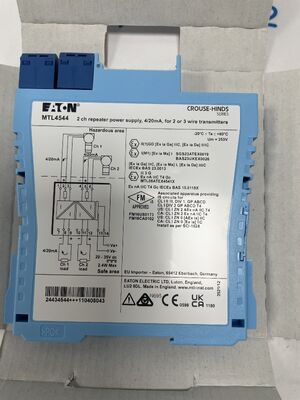 MTL 4544 Fieldbus Module | Power Supply, H1 Repeater, IS, 24V DC, 1.5A, DIN Rail Specs
