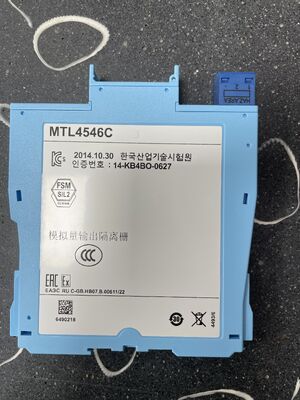 MTL 4546C Fieldbus Module | Power Supply, H1 Repeater, IS, 24V DC, 3.0A, DIN Rail Specs