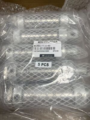 Mindman MCMA-11-40-50 Cylinder | 40mm Bore, 50mm Stroke, Double-Acting, Compact, 1-10 bar