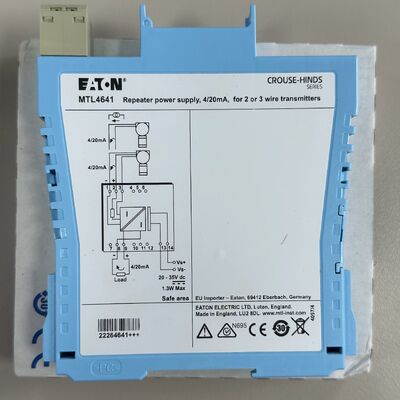 MTL 4641 DI Isolator | 1-Channel, 24V DC, Passive, IS, DIN Rail, ATEX/IECEx Specs