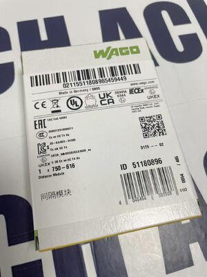 WAGO 750-616 PROFIBUS DP Coupler | 32-Channel, 12Mbps, DIN Rail, Modular I/O