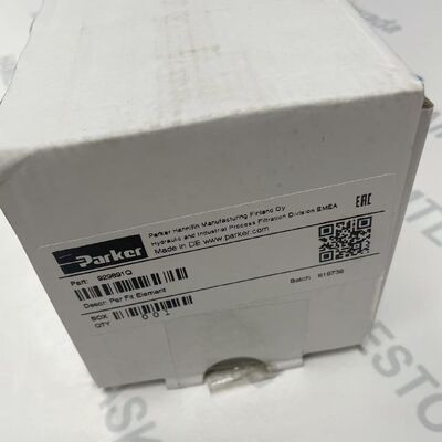 Parker 929891Q Solenoid Valve | 5/2 Way, 1/4" NPT, 24V DC, 3W, ISO-5599/1, Brass