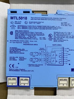 MTL 5018 Thermocouple Isolator | TC Input, 4-20mA Output, IS, DIN Rail, ATEX/IECEx/FM