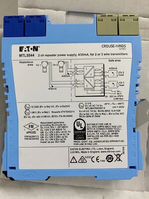MTL 5544 Frequency/Pulse Isolator | Frequency to 4-20mA, IS, DIN Rail, ATEX/FM/CSA