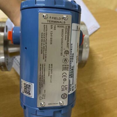 Rosemount 8800DF020SA1N1D1M5: 2-Inch Flanged Vortex Flow Meter with LCD & HART