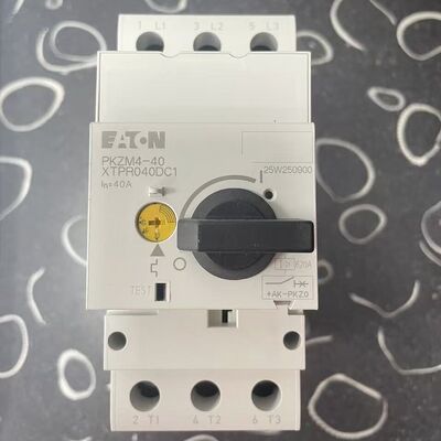 Eaton PKZM4-40 Motor Protector | 40A, 3-Pole, 100kA, IEC/UL