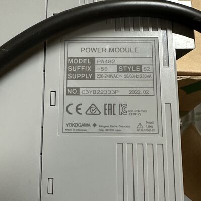 YOKOGAWA PW482-50S2 Magnetic Flowmeter Converter | ADMAG Series, Remote Mount, 4-20mA+HART