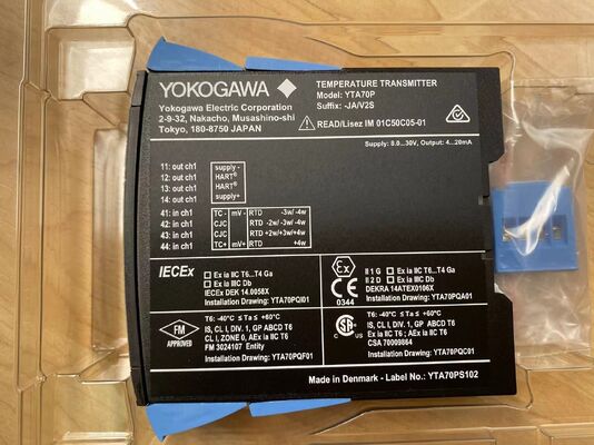 YOKOGAWA YTA70P-JAV2S Temperature Transmitter | Head Mount, RTD, 4-20mA+HART, SIL2