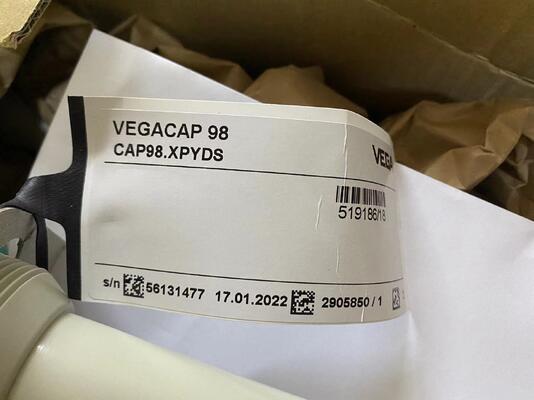 VEGA CAP98.XPYDS Level Switch | Capacitance, Plastic Housing, 3/4" NPT, PNP/DPDT, IP66/IP68