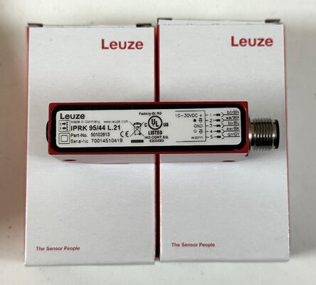 Leuze IPRK 9544 L.21 Safety Light Curtain | Type 4, 140mm Height, 2.5m Range, M12, PNP Outputs