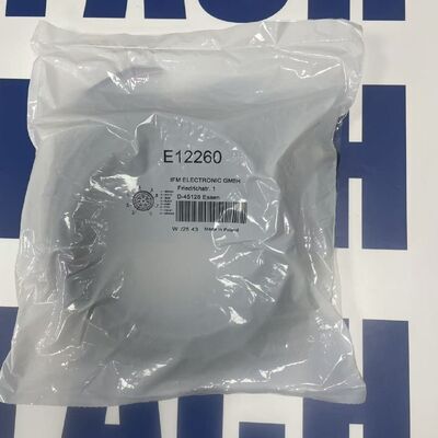 IFM E12260 Magnetic Flow Sensor | Insertion Style, 4-20mA+HART, 0.3-10m/s, 1/2" NPT, IP68