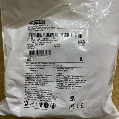 SIEMENS 3SU1100-1HB20-1FH0 Push Button | 22.5mm, Green, Illuminated, 1NO, IP65, SIRIUS ACT