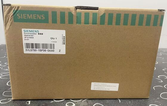 SIEMENS 3VL5750-1SP36-0AA0 MCCB | 3-Pole, 250A, Fixed Mount, Thermal-Magnetic, 50kA
