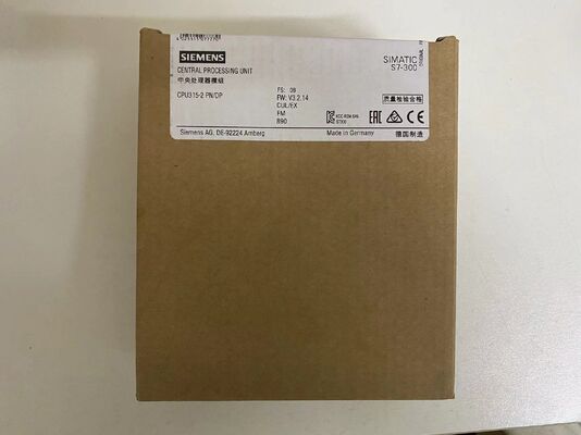 SIEMENS CPU 315-2 PN/DP PLC | SIMATIC S7-300, 384 KB, PROFINET, PROFIBUS DP, Mid-Range