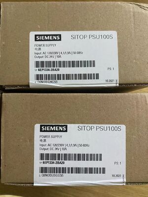 SIEMENS 6EP1334-2BA20 Power Supply | 24V DC, 3.5A, 85W, DIN Rail, SITOP PSU200