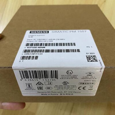 SIEMENS 6EP1332-4BA00 Power Supply | 24V DC, 2A, 40W, 3-Phase, DIN Rail, SITOP PSU300