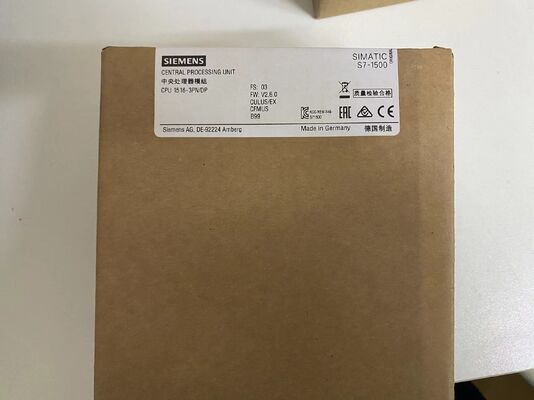 SIEMENS 6ES7516-3AN01-0AB0 PLC CPU | S7-1500, 1 MB, PROFINET, High Performance