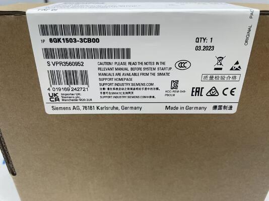 SIEMENS 6GK1503-3CB00 CP Module | CP 1543-1, Ethernet, 2-Port, for S7-1500, OPC UA, VPN