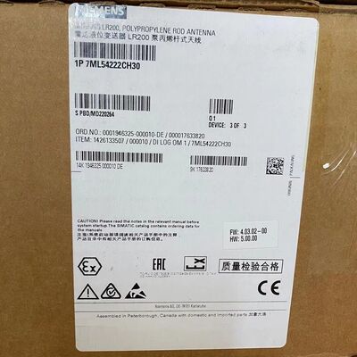 SIEMENS 7ML5422-CH30 Level Transmitter | Ultrasonic, 4-20mA+HART, 8m, 1/2" NPT, IP66, for Liquids/Solids