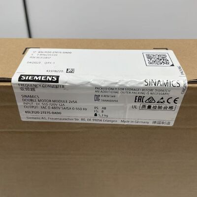 SIEMENS 6SL3120-2TE15-0AD0 Module | SINAMICS S120, Single Motor, 5 kW, 3 AC 380-480V, BL