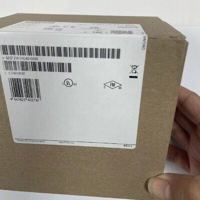 SIEMENS 6ES7214-1HG40-0XB0 PLC CPU | S7-1200, 75 KB, 14 DI/10 DO, 2 AI, PROFINET, Ethernet