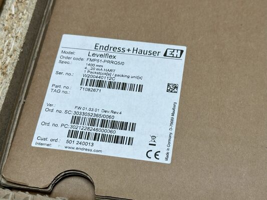 Endress+Hauser FMP51-PRRQ50 Flow Meter | Electromagnetic, 4-20mA+HART, DN50, IP67, for Liquids