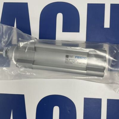 Festo DSBC-32-50-PPVA-N3 Cylinder | ISO 15552, 32mm Bore, 50mm Stroke, Rod, Magnetic, Piston