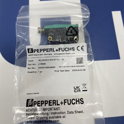  ML100 Laser Sensor | 0.05-350m, 4-20mA, PNP/NPN, RS-422, M12, IP67, Precise
