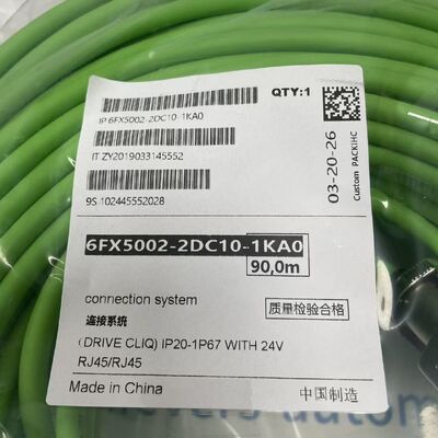 SIEMENS 6FX5002-2DC10-1KA0 Cable | Servo, Motor, SIMODRIVE, 2m, Shielded, 4x0.75mm², PUR