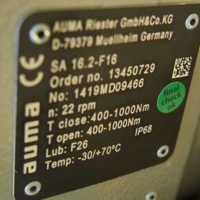 AUMA SA 16.2-F16 Controls | Modulating, Digital, PROFIBUS-DP, 24V DC, IP66/68, for Actuators