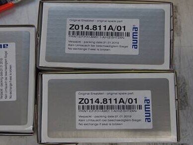 AUMA Z014.811A01 Gearbox | Worm Gear Set, 1/81.1 Ratio, 5.5kW, for Valve Actuator, Cast Iron