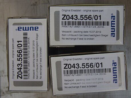 AUMA Z043.55601 Gearbox | Worm Gear Set, 1/55.6 Ratio, Cast Iron, for Valve Actuator Drive