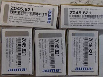 AUMA Z045.821 Gearbox | Worm Gear Set, High Ratio, Cast Iron, for Valve Actuator Drive