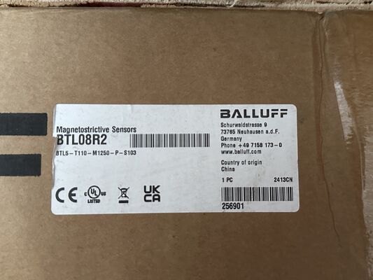 Balluff BTL08R2 Transducer | Magnetostrictive, Linear, Incremental, 0-1000mm, 24V DC, IP67
