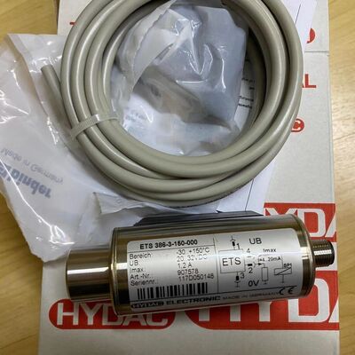 HYDAC ETS386-3-150-000 Switch | Thermostat, 0-150°C, 1 NC + 1 NO, 6A, DIN Rail, for Hydraulic