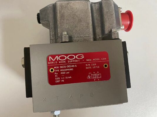 Moog G631-3014B-5 Valve | Servo, Proportional, 40 l/min, 210 bar, 24V DC, for Hydraulic Control