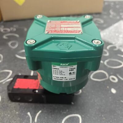 ASCO NF8551B401 Pilot | 2-Way, 1/4" NPT, 24V DC, Normally Closed, for Pneumatic Actuator