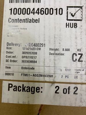 Endress+Hauser FTM51-AGG2M4A32AH Flow Meter | Coriolis, 4-20mA+HART, DN8, 316L, IP66/67, Sanitary