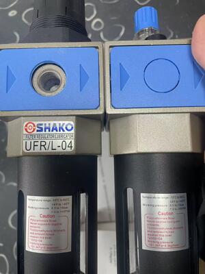Shako UFRL-04 FRL | Filter Regulator Lubricator, 1/4" PT/NPT, 0-10 bar, Auto Drain, for Pneumatics