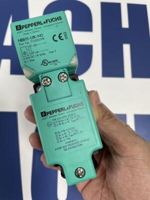 Pepperl+Fuchs NBB15-U1K-NO Sensor | Cylindrical, M30, 15mm, DC 3-Wire, PNP, NO, IP67, Short Cable