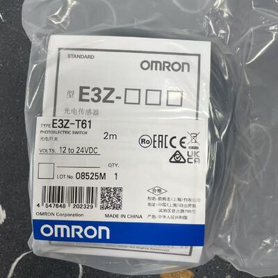 OMRON E3Z-T61 Photoelectric Sensor | 15m Through-beam, NPN, 24V DC, IP67