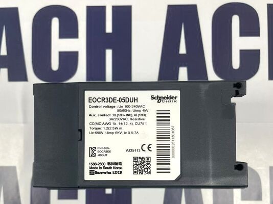 Schneider Electric EOCR3DE-05DUH | 0.5-7A Digital Motor Protector 100-240V AC/DC