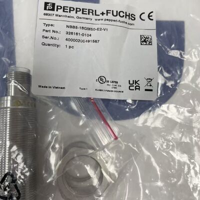 Pepperl+Fuchs NBB5-18GM50-E2-V1 | M18 PNP Inductive Sensor, 5mm Range