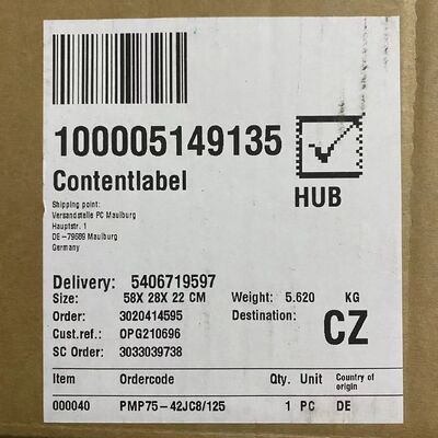 Endress+Hauser PMP75-42JC8125 | Cerabar S Gauge Pressure Transmitter 4-20mA HART