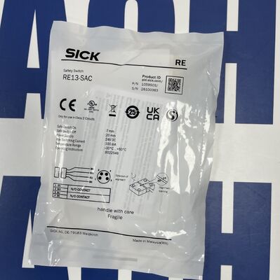 SICK RE13-SAC | RE1 Magnetic Safety Switch, 2NO, M8 Connector
