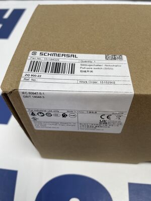 Schmersal ZQ 900-22 | Metal Rope Pull E-Stop, 2NO+2NC, IP67