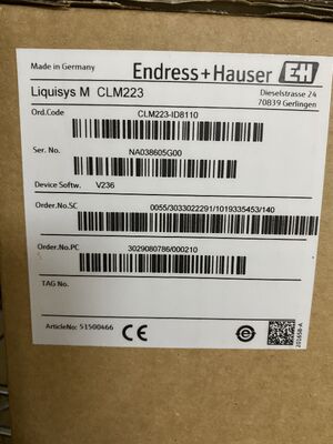 Endress+Hauser CLM223-ID8110 | Liquisys M Conductivity Transmitter, 4-20mA HART