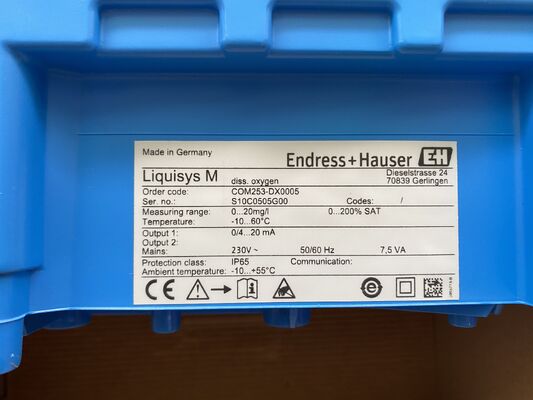 Endress+Hauser COM253-DX0005 | Liquisys DO Transmitter, 4-20mA HART, Wall Mount